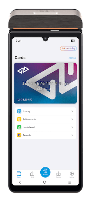 Card Screen Device